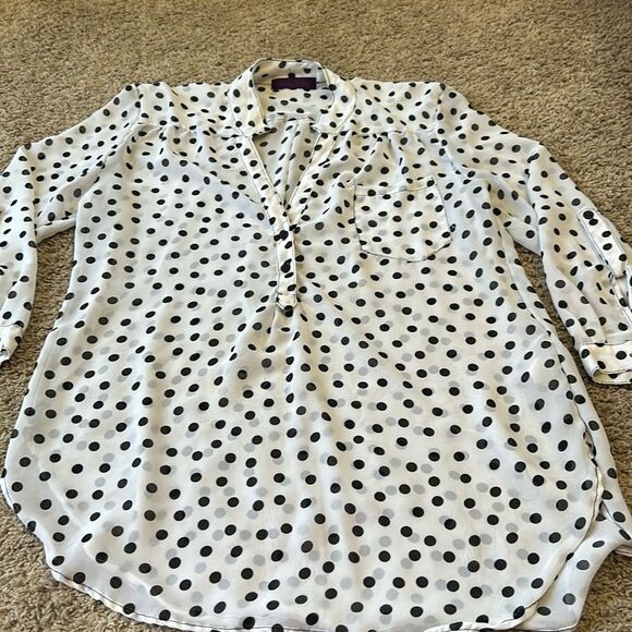 Nikkies Threads sheer blouse. Size L - Picture 1 of 4